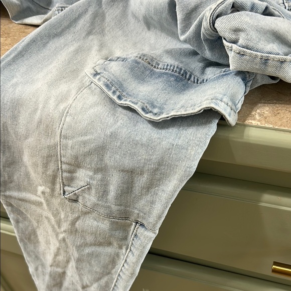 Light Blue Vintage Wash Jogger Jeans - Picture 4 of 7